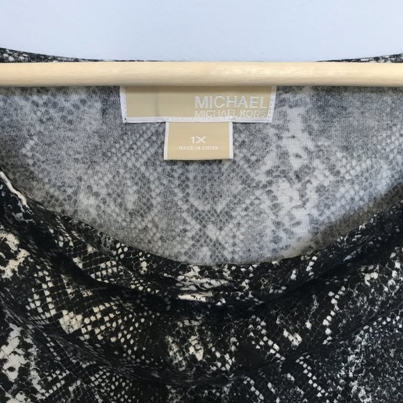 Michael Michael Kors Snake Print Blouse - Picture 2 of 4